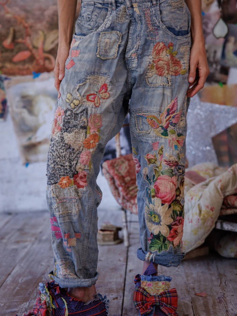 🦋NWT MAGNOLIA PEARL TOBY MINER DENIMS🦋 - Picture 2 of 11